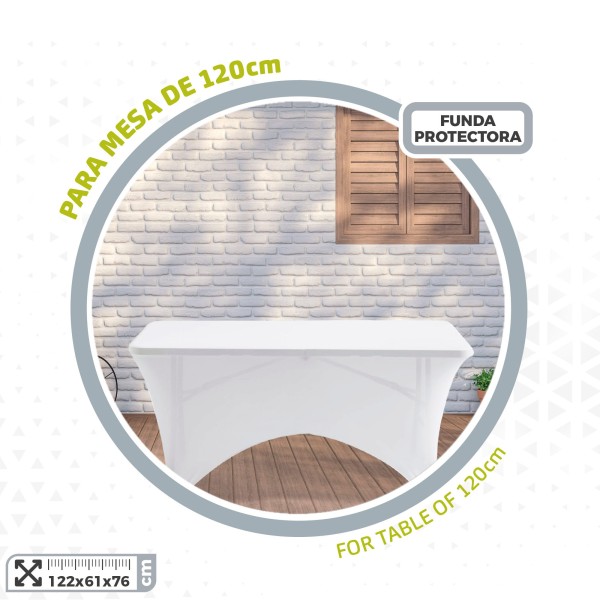 Parte inferior elástica para cintura branca 120x61x76 cm branco | Distria