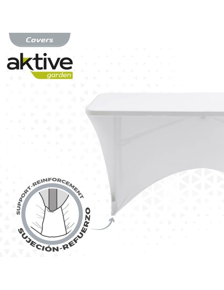 Parte inferior elástica para cintura branca 120x61x76 cm branco | Distria