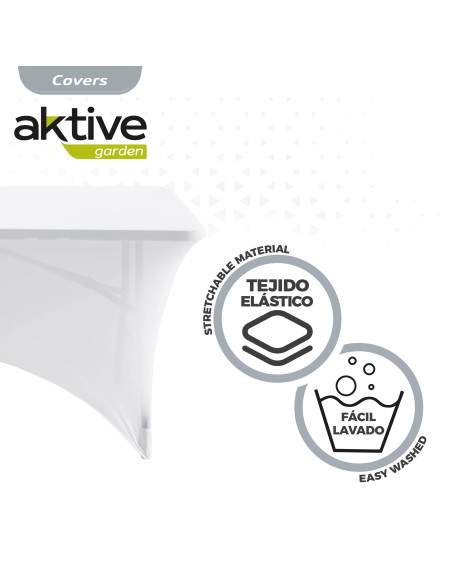 Parte inferior elástica para cintura branca 120x61x76 cm branco | Distria