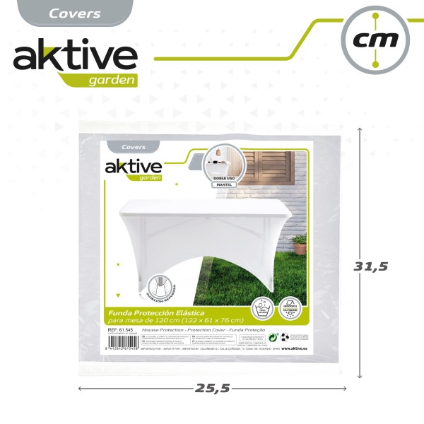 Parte inferior elástica para cintura branca 120x61x76 cm branco | Distria