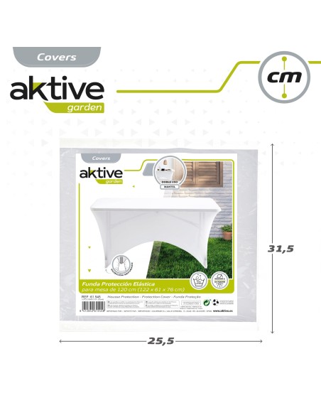 Parte inferior elástica para cintura branca 120x61x76 cm branco | Distria