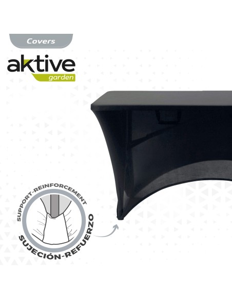 Copo elástico para cintura preta 120x61x76 cm | Distria