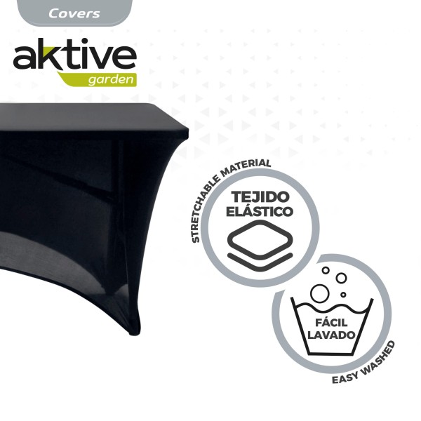 Copo elástico para cintura preta 120x61x76 cm | Distria