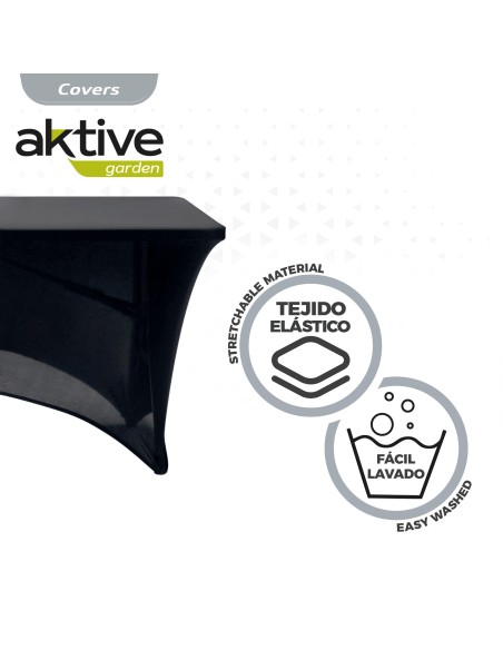 Copo elástico para cintura preta 120x61x76 cm | Distria