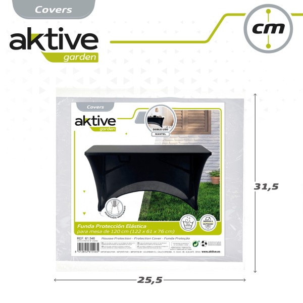 Copo elástico para cintura preta 120x61x76 cm | Distria