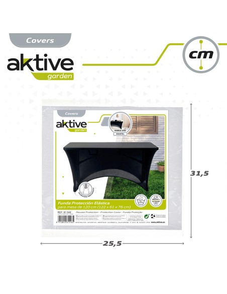 Copo elástico para cintura preta 120x61x76 cm | Distria