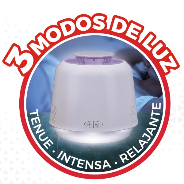 Lámpara mata mosquitos 3 modos luz LED Aktive | Distria