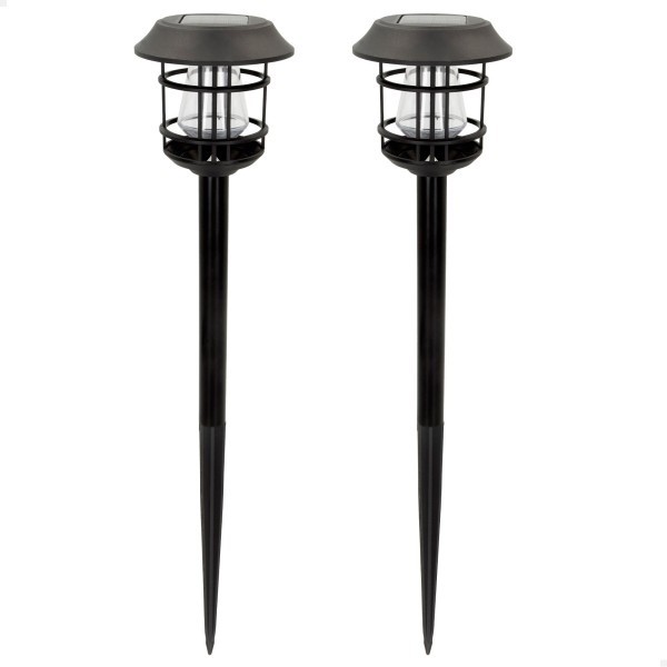 Pack 2 focos solares exterior LED | Distria