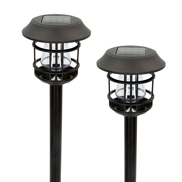 Pack 2 focos solares exterior LED | Distria