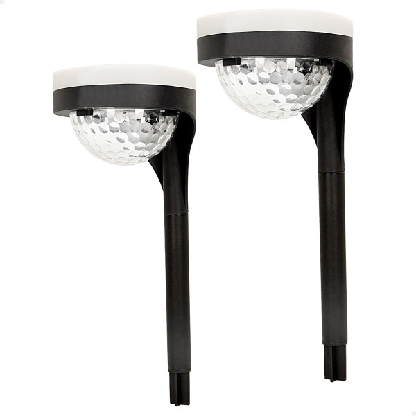 Pack 2 focos solares exterior LED doble luz | Distria