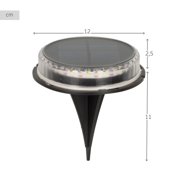 Set 2 focos solares exterior 2 en 1 | Distria