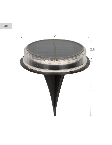 Set 2 focos solares exterior 2 en 1 | Distria