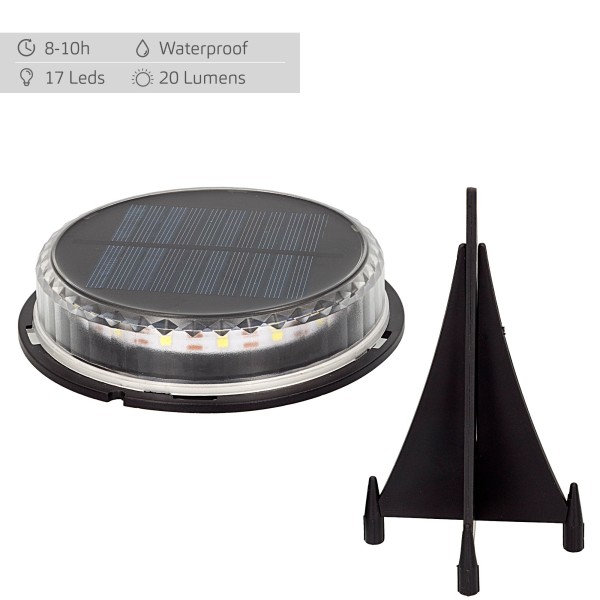 Set 2 focos solares exterior 2 en 1 | Distria
