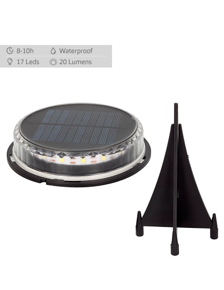 Set 2 focos solares exterior 2 en 1 | Distria