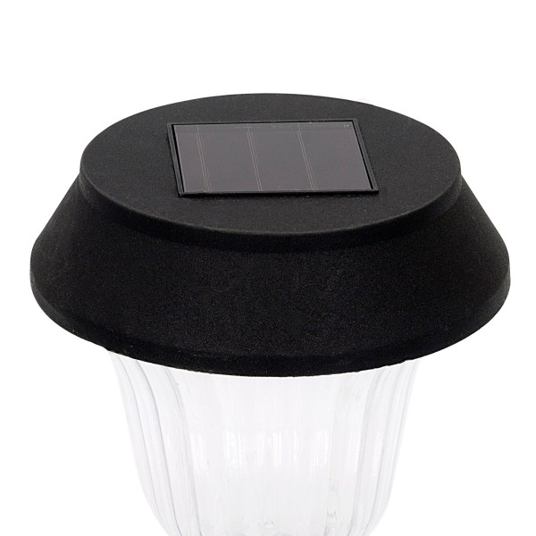 Set 6 focos solares exterior LED con baliza | Distria