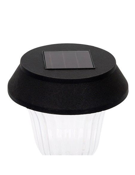 Set 6 focos solares exterior LED con baliza | Distria