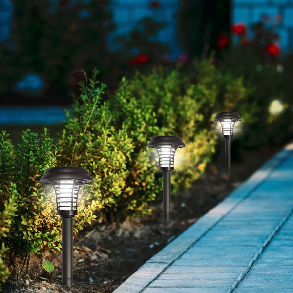 Refletor solar externo LED repelente de mosquitos | Distria
