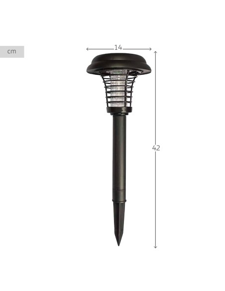 Refletor solar externo LED repelente de mosquitos | Distria