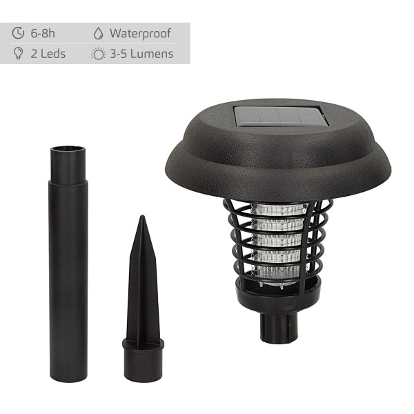 Refletor solar externo LED repelente de mosquitos | Distria