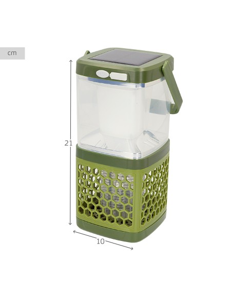 Lâmpada repelente de mosquitos 2 em 1 portátil solar | Distria