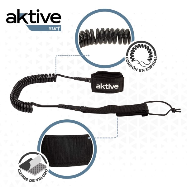 Leash paddle surf espiral – Pranchas de Paddle Surf | Distria