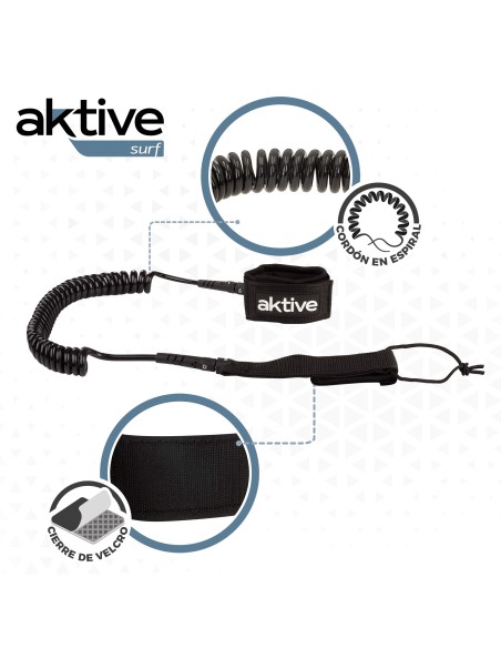 Leash paddle surf espiral – Pranchas de Paddle Surf | Distria