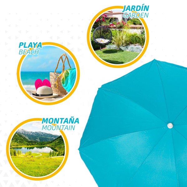 Guarda-sol verde - guarda-chuvas e sombrinhas | Distria