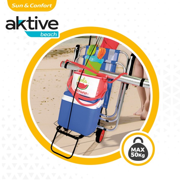 Carrinho de praia dobrável - carrinhos de praia | Distria