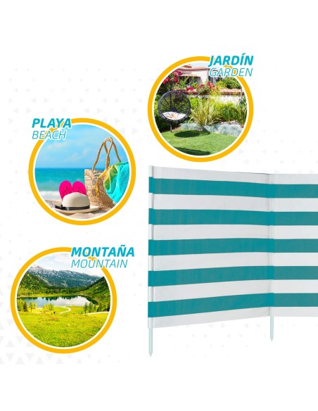 Quebra-vento praia e campo-Acessórios de praia| Distria