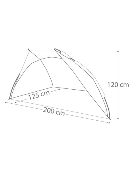 Para-vento Aktive Beach fibra de vidro | Distria