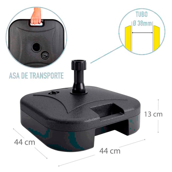 Porta guarda-chuvas recarregável Aktive 19 l | Distria