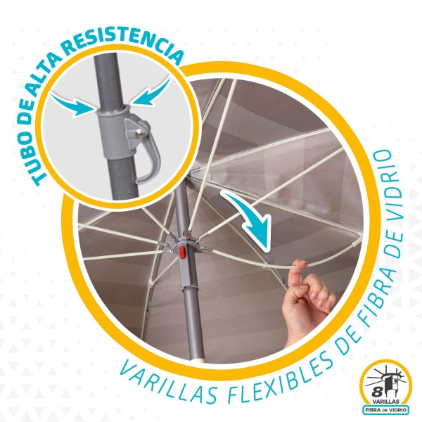 Guarda-sol 180 cm com proteção UV50-Guarda-sóis | Distria