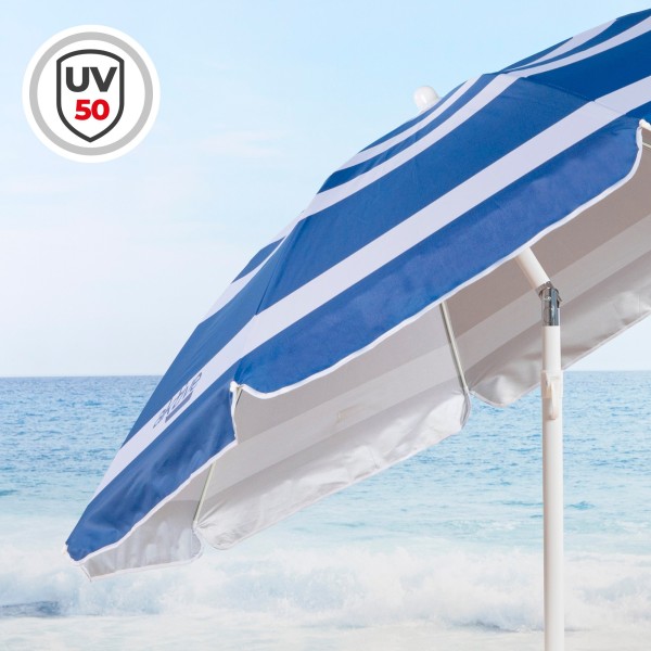 Guarda-sol listrado 180 cm | Distria