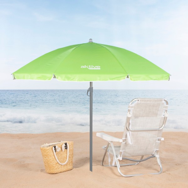 Guarda-sol verde Ø180 cm | Distria