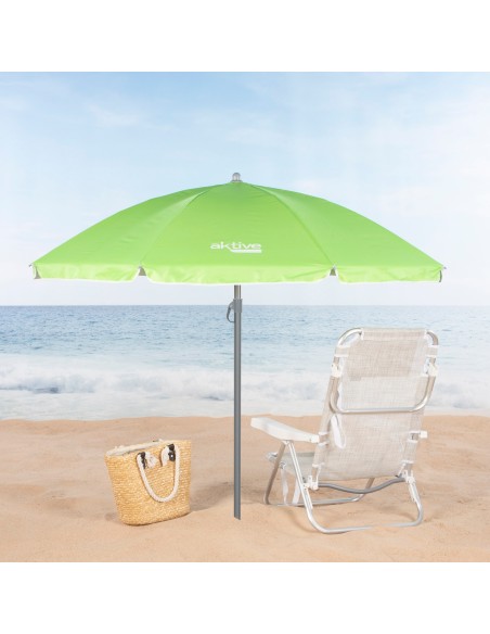 Guarda-sol verde Ø180 cm | Distria
