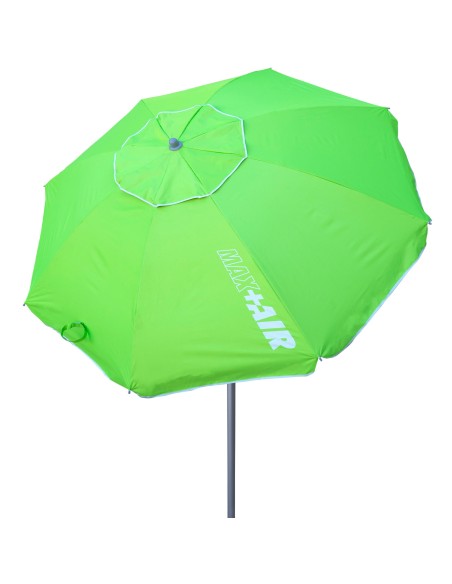 Grande Guarda-sol Max Air 2m inclinável verde | Distria