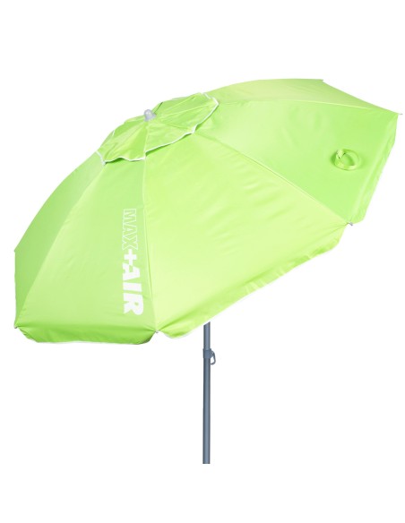 Guarda-sol grande Max Air Ø220 cm verde | Distria