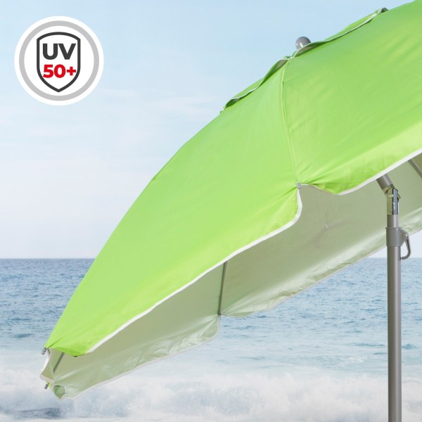 Guarda-sol grande Max Air Ø220 cm verde | Distria