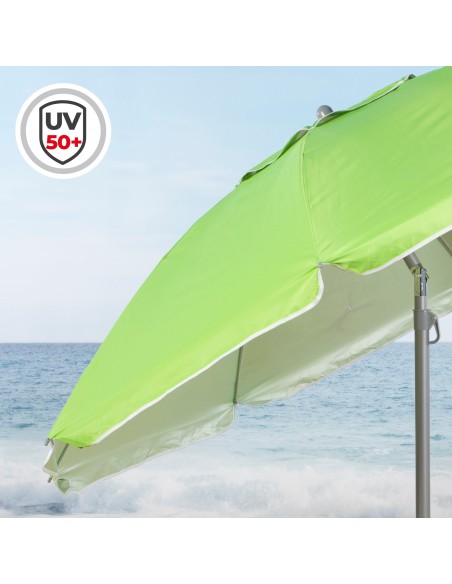 Guarda-sol grande Max Air Ø220 cm verde | Distria