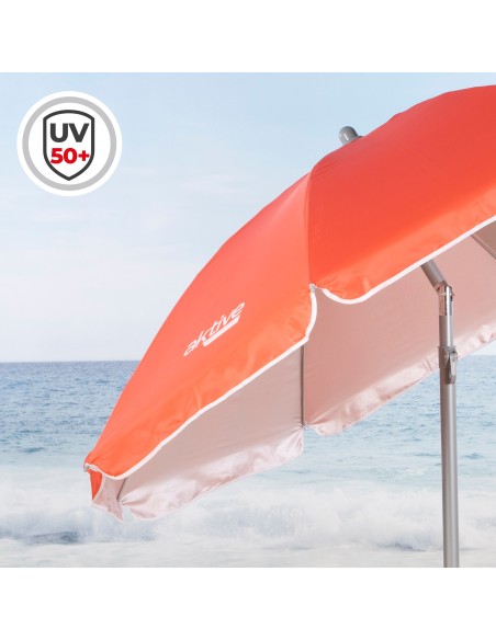 Guarda-sol vermelho Ø180 cm | Distria