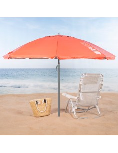 Guarda-sol grande Ø200 cm coral | Distria 2