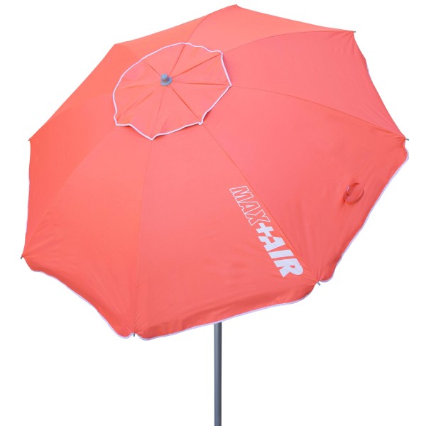 Guarda-chuva de praia grande Max Air 2.2m Coral inclinável | Distria