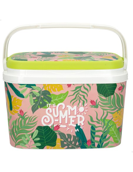 Aktive Refrigerador portátil rígido de 6 litros Its Summer Time verde | Distria