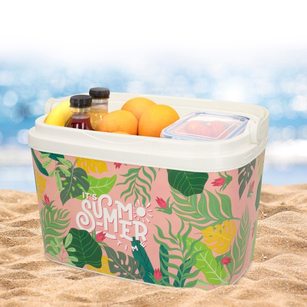 Aktive Refrigerador portátil rígido de 6 litros Its Summer Time verde | Distria