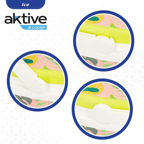 Aktive Refrigerador portátil rígido de 6 litros Its Summer Time verde | Distria
