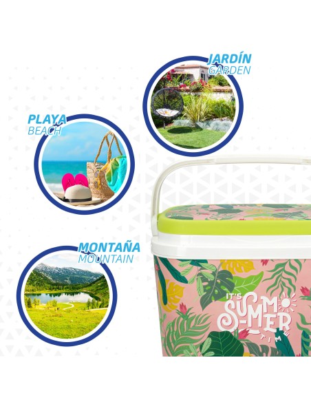 Aktive Refrigerador portátil rígido de 6 litros Its Summer Time verde | Distria