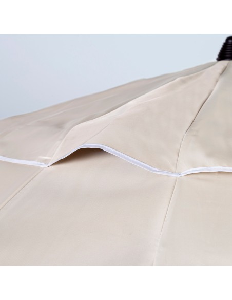 Guarda-chuva de praia corta-vento creme Ø195 cm | Distria