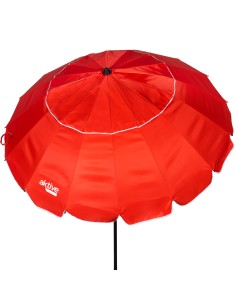 Guarda-sol vermelho corta-vento Ø206 cm | Distria