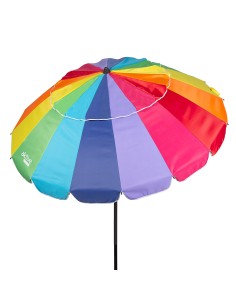 Guarda-sol multicolor à prova de vento Ø195 cm | Distria