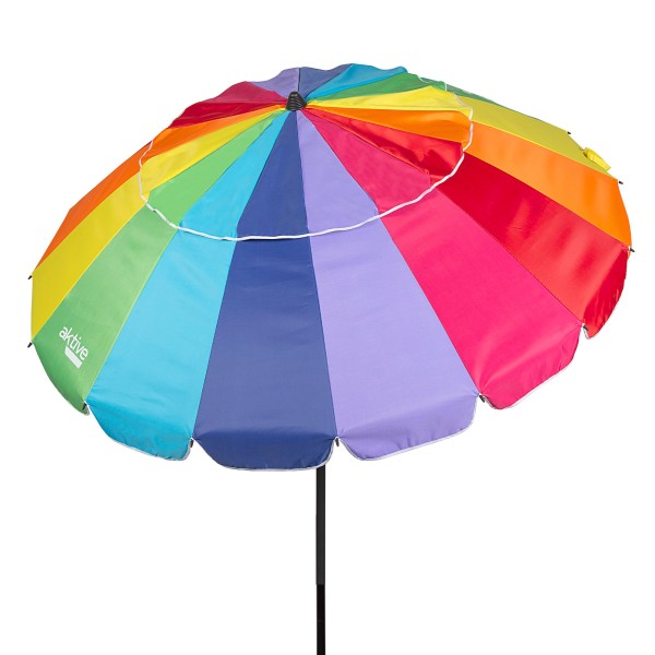 Guarda-sol multicolor à prova de vento Ø195 cm | Distria